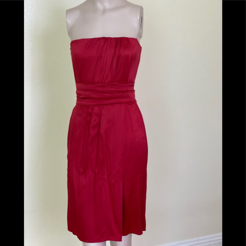 Dolce & Gabbana Scarlet Strapless Dress